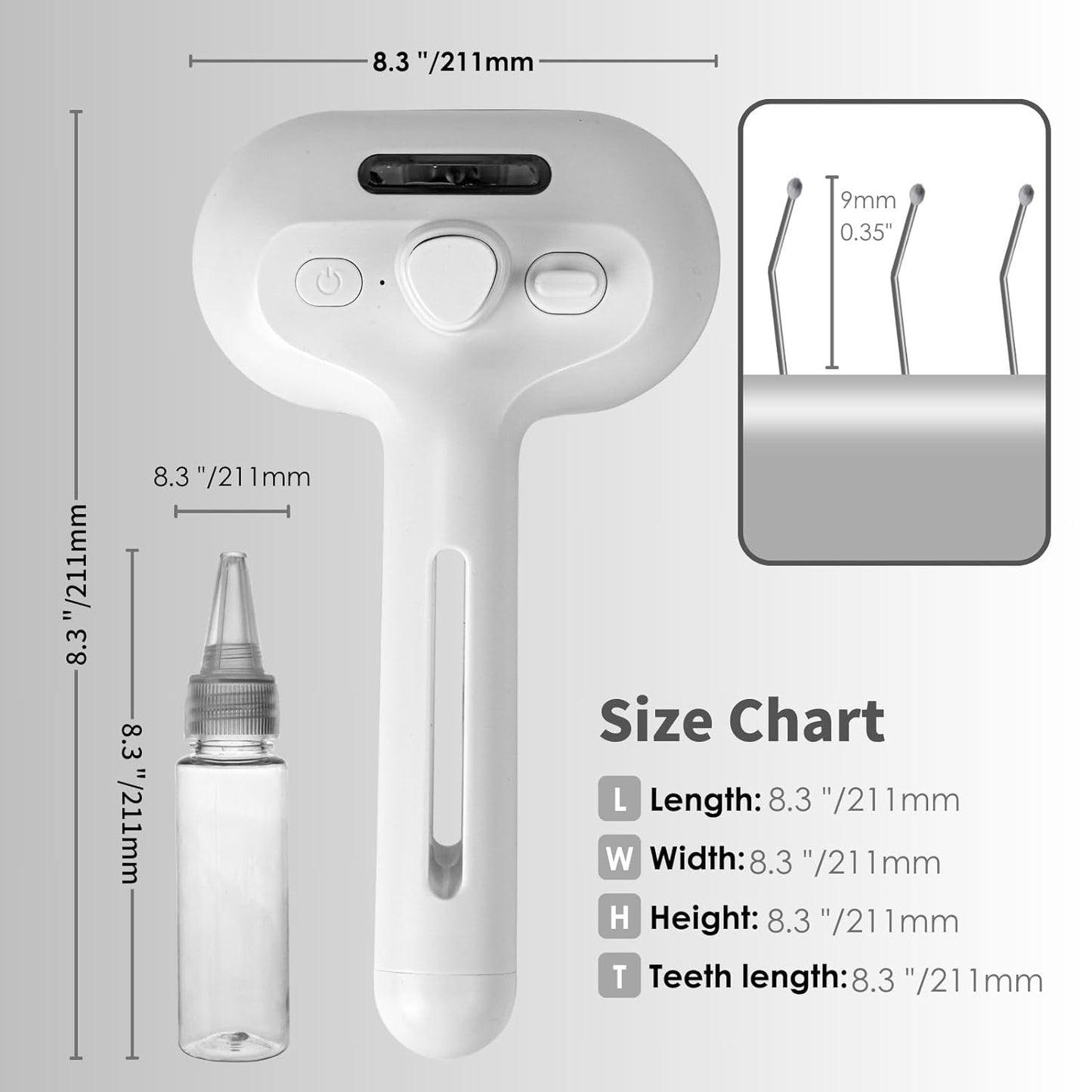 2-in-1 Steam Pet Grooming Comb