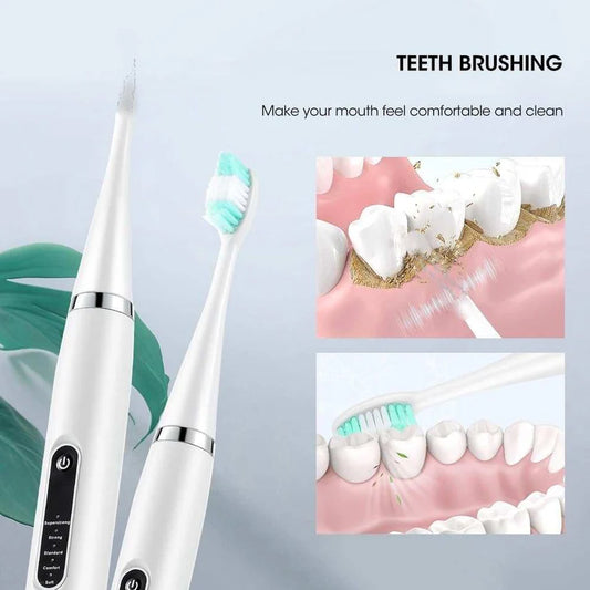 Electric Sonic Teeth Cleaner with Toothbrush Head