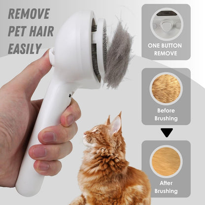 2-in-1 Steam Pet Grooming Comb