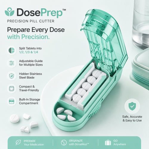 Pill Organizer Gift for Seniors – 14-Pouch Travel Medicine & Vitamin Binder, Removable Color-Coded Pouches, Waterproof – 50% OFF💊