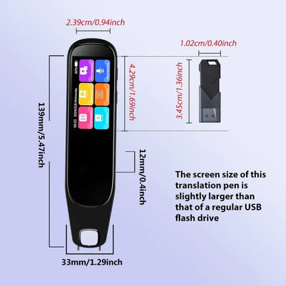 Standalone Smart Reading Pen & Instant Multi-Language Translator