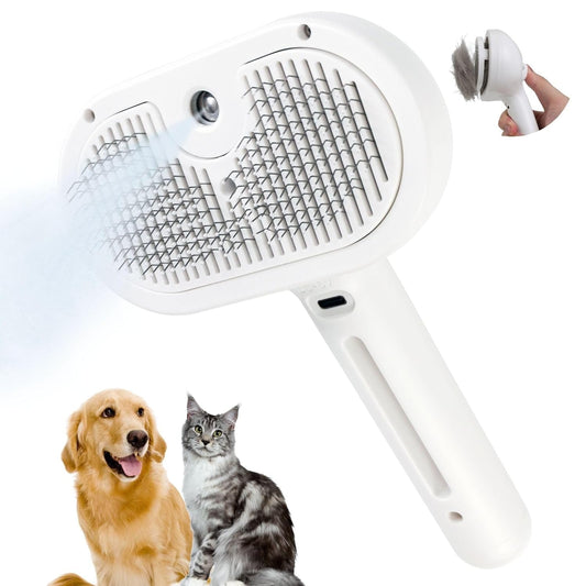 2-in-1 Steam Pet Grooming Comb