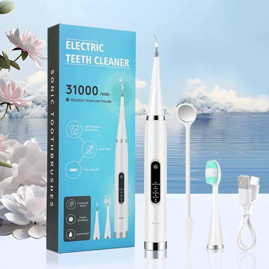 Electric Sonic Teeth Cleaner with Toothbrush Head