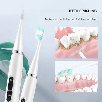 Electric Sonic Teeth Cleaner with Toothbrush Head