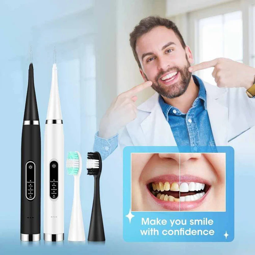 Electric Sonic Teeth Cleaner with Toothbrush Head