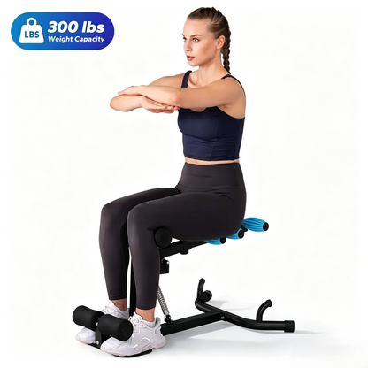 🏋️ All‑in‑One Multi‑Function Deep Squat Trainer | Compact Home Gym, 300‑LBS Capacity, Joint‑Friendly for Glute Lifting, Leg Shaping, Abs & Push‑Ups