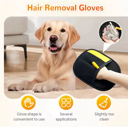 BOGO Free! Pet Hair Removal Glove Reusable Fur Cleaner Mitt