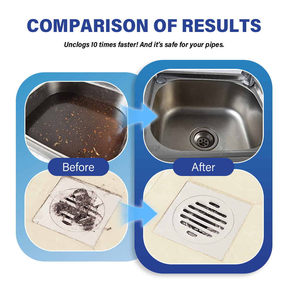 Buy One Get One Free Fast Acting Effervescent Drain Clog Remover Tablets, Instantly Unclog Drains, Independent Washing Machine Cleaning Tablets Are Also Available