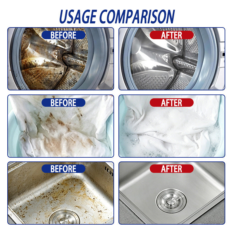 Buy One Get One Free Fast Acting Effervescent Drain Clog Remover Tablets, Instantly Unclog Drains, Independent Washing Machine Cleaning Tablets Are Also Available