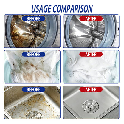 Buy One Get One Free Fast Acting Effervescent Drain Clog Remover Tablets, Instantly Unclog Drains, Independent Washing Machine Cleaning Tablets Are Also Available