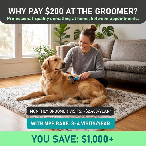 🐶Dual-Sided Pet Grooming Comb for Dogs & Cats
