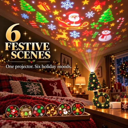 💯 Last day 49% OFF - 🎄Magical Christmas Tree USB Projector Light